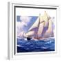 "Yachts at Sea,"May 20, 1933-Anton Otto Fischer-Framed Giclee Print