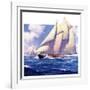 "Yachts at Sea,"May 20, 1933-Anton Otto Fischer-Framed Giclee Print