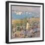 Yachts, Gloucester, 1889-Childe Hassam-Framed Giclee Print