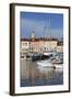 Yachts in Harbour of Old Town-Stuart Black-Framed Photographic Print