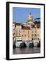 Yachts in Harbour of Old Town-Stuart Black-Framed Photographic Print