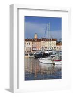 Yachts in Harbour of Old Town-Stuart Black-Framed Photographic Print