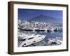 Yachts in Harbour, Puerto Banus, Marbella, Andalucia, Spain-Gavin Hellier-Framed Premium Photographic Print