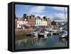 Yachts in the Harbour at Arbroath, Angus, Scotland, United Kingdom, Europe-Mark Sunderland-Framed Stretched Canvas