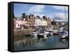 Yachts in the Harbour at Arbroath, Angus, Scotland, United Kingdom, Europe-Mark Sunderland-Framed Stretched Canvas