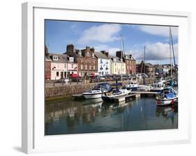 Yachts in the Harbour at Arbroath, Angus, Scotland, United Kingdom, Europe-Mark Sunderland-Framed Photographic Print