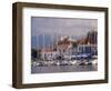 Yachts in the Harbour, Fiscardo, Cephalonia, Ionian Islands, Greece-Jonathan Hodson-Framed Photographic Print