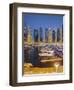 Yachts in the Harbour of Dubai Marina, High Rises, Dubai, United Arab Emirates-Rainer Mirau-Framed Photographic Print