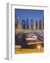 Yachts in the Harbour of Dubai Marina, High Rises, Dubai, United Arab Emirates-Rainer Mirau-Framed Photographic Print