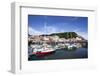 Yachts in the Old Harbour Below Castle Hill, Scarborough, North Yorkshire, Yorkshire, England-Mark Sunderland-Framed Photographic Print