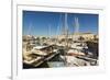 Yachts moored at the Quai de Bernonville in this north coast town, Saint Martin de Re, Ile de Re, C-Robert Francis-Framed Photographic Print