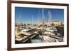 Yachts moored at the Quai de Bernonville in this north coast town, Saint Martin de Re, Ile de Re, C-Robert Francis-Framed Photographic Print