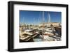 Yachts moored at the Quai de Bernonville in this north coast town, Saint Martin de Re, Ile de Re, C-Robert Francis-Framed Photographic Print