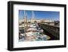 Yachts moored at the Quai de Bernonville in this north coast town, Saint Martin de Re, Ile de Re, C-Robert Francis-Framed Photographic Print