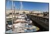 Yachts moored at the Quai de Bernonville in this north coast town, Saint Martin de Re, Ile de Re, C-Robert Francis-Mounted Photographic Print