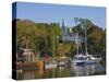 Yachts Moored in Rockport Harbour, Maine, United States of America, North America-Neale Clarke-Stretched Canvas