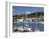 Yachts Moored in the Harbour, Rab Town, Island of Rab, Primorje-Gorski Kotar, Croatia, Europe-Ruth Tomlinson-Framed Photographic Print