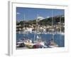 Yachts Moored in the Harbour, Rab Town, Island of Rab, Primorje-Gorski Kotar, Croatia, Europe-Ruth Tomlinson-Framed Photographic Print