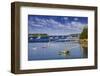 Yachts Moored near Southwest Harbor-Jon Hicks-Framed Photographic Print