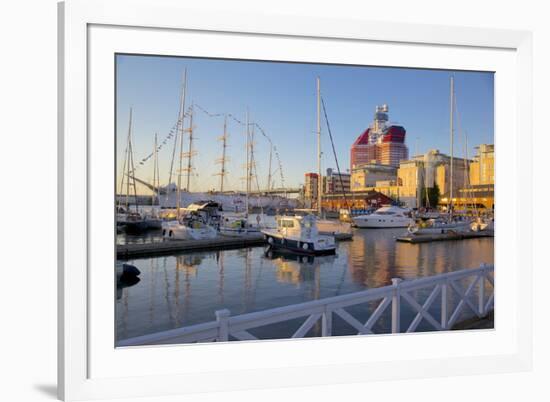 Yachts Moored Near the Uitken Lookout, Gothenburg, Sweden, Scandinavia, Europe-Frank Fell-Framed Photographic Print