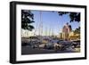 Yachts Moored Near the Uitken Lookout, Gothenburg, Sweden, Scandinavia, Europe-Frank Fell-Framed Photographic Print