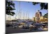 Yachts Moored Near the Uitken Lookout, Gothenburg, Sweden, Scandinavia, Europe-Frank Fell-Mounted Photographic Print