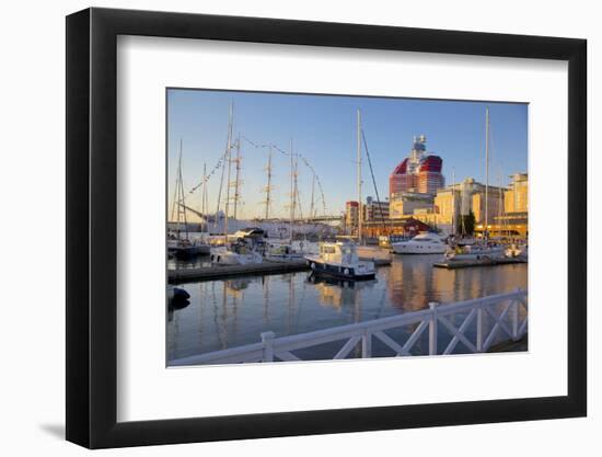 Yachts Moored Near the Uitken Lookout, Gothenburg, Sweden, Scandinavia, Europe-Frank Fell-Framed Photographic Print