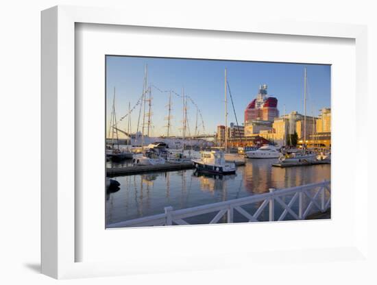 Yachts Moored Near the Uitken Lookout, Gothenburg, Sweden, Scandinavia, Europe-Frank Fell-Framed Photographic Print