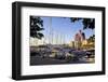 Yachts Moored Near the Uitken Lookout, Gothenburg, Sweden, Scandinavia, Europe-Frank Fell-Framed Photographic Print