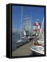 Yachts Moored Near the Uitken Lookout in Gothenburg, Goteborg Harbour, Sweden, Scandinavia-Neale Clarke-Framed Stretched Canvas