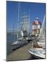 Yachts Moored Near the Uitken Lookout in Gothenburg, Goteborg Harbour, Sweden, Scandinavia-Neale Clarke-Mounted Photographic Print
