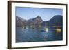 Yachts on Wolfgangsee Lake, Flachgau, Salzburg, Upper Austria, Austria, Europe-Doug Pearson-Framed Photographic Print