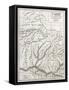 Yacutsk District Old Map, Russia-marzolino-Framed Stretched Canvas