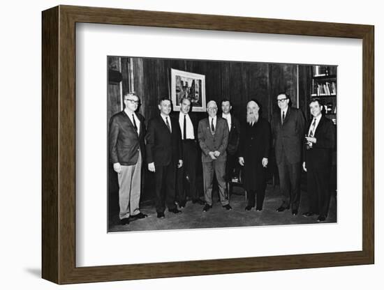 Yad Vashem ceremony in honour of Aristides de Sousa Mendes, 9 October 1967-null-Framed Photographic Print