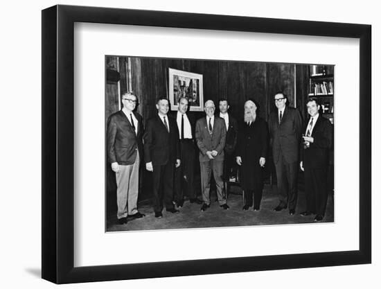 Yad Vashem ceremony in honour of Aristides de Sousa Mendes, 9 October 1967-null-Framed Photographic Print