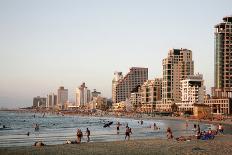 Beach, Tel Aviv, Israel, Middle East-Yadid Levy-Photographic Print