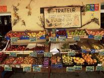 Fruit Displayed Outside Shop, Calvi, Corsica, France-Yadid Levy-Photographic Print