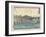 Yahagi Bridge in Okazaki, 1837-1844-Utagawa Hiroshige-Framed Giclee Print