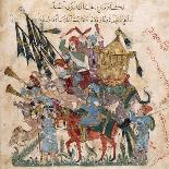 Caravan of Pilgrims in Ramleh (From a Manuscript of Maqâmât of Al-Harîr), 1237-Yahya ibn Mahmud Al-Wasiti-Mounted Giclee Print