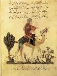 Caravan of Pilgrims in Ramleh (From a Manuscript of Maqâmât of Al-Harîr), 1237-Yahya ibn Mahmud Al-Wasiti-Framed Stretched Canvas