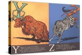Yak and Zebra-null-Stretched Canvas