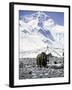 Yak in Front of Mount Everest-Michael Brown-Framed Premium Photographic Print