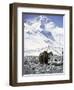 Yak in Front of Mount Everest-Michael Brown-Framed Photographic Print