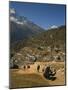 Yak Used for Transporting Goods Leaving the Village of Namche Bazaar in the Khumbu Region, Nepal-Wilson Ken-Mounted Photographic Print