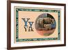 Yak-null-Framed Art Print