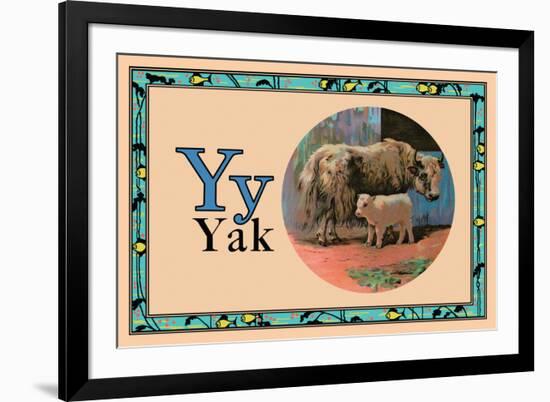 Yak-null-Framed Art Print
