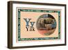Yak-null-Framed Art Print
