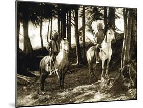 Yakama Warriors, 1911-L.V. McWhorter-Mounted Giclee Print