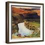 "Yakima River Cattle Roundup", May 10, 1958-John Clymer-Framed Premium Giclee Print