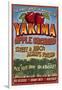 Yakima, Washington - Apple Orchard-Lantern Press-Framed Art Print